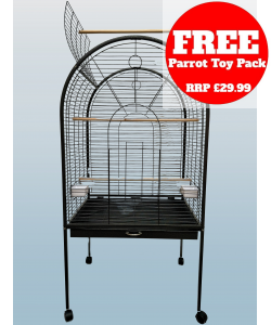 Parrot-Supplies Jacksonville Top Opening Parrot Cage Antique